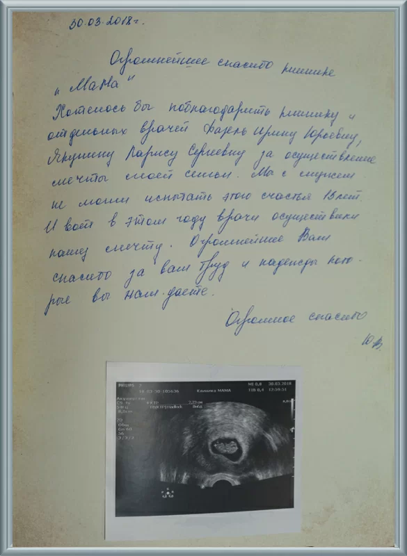 В этом году врачи осуществили нашу мечту