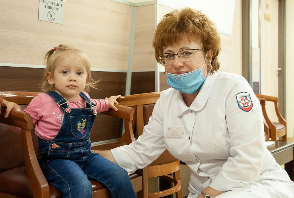 Варя в гостях в  Клинике