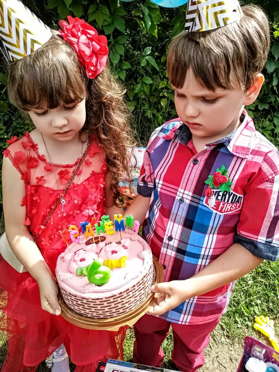 6 лет назад родились наши дети!