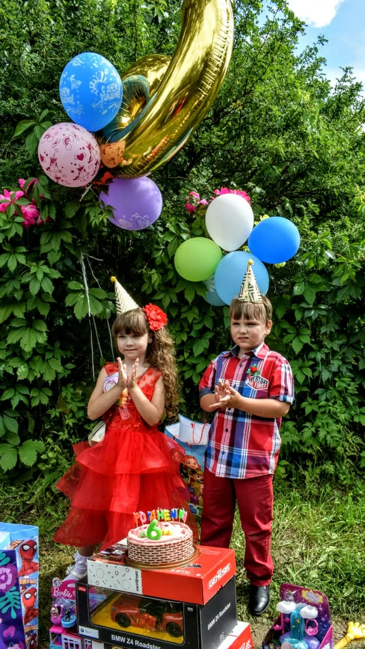 6 лет назад родились наши дети!