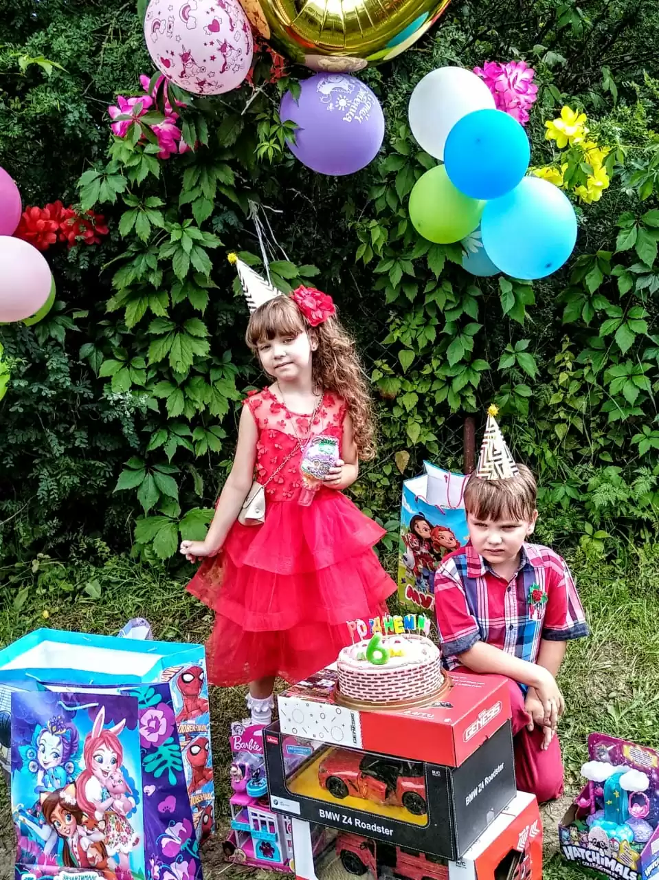 6 лет назад родились наши дети!