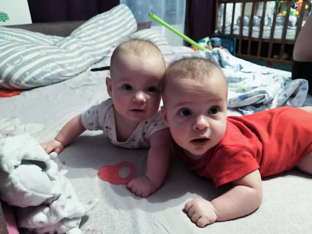 Спасибо за наших двойнят!