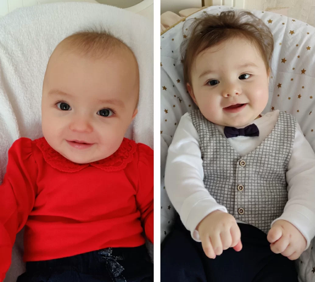 Анюта и Ванечка наше счастье, подаренное Вами!