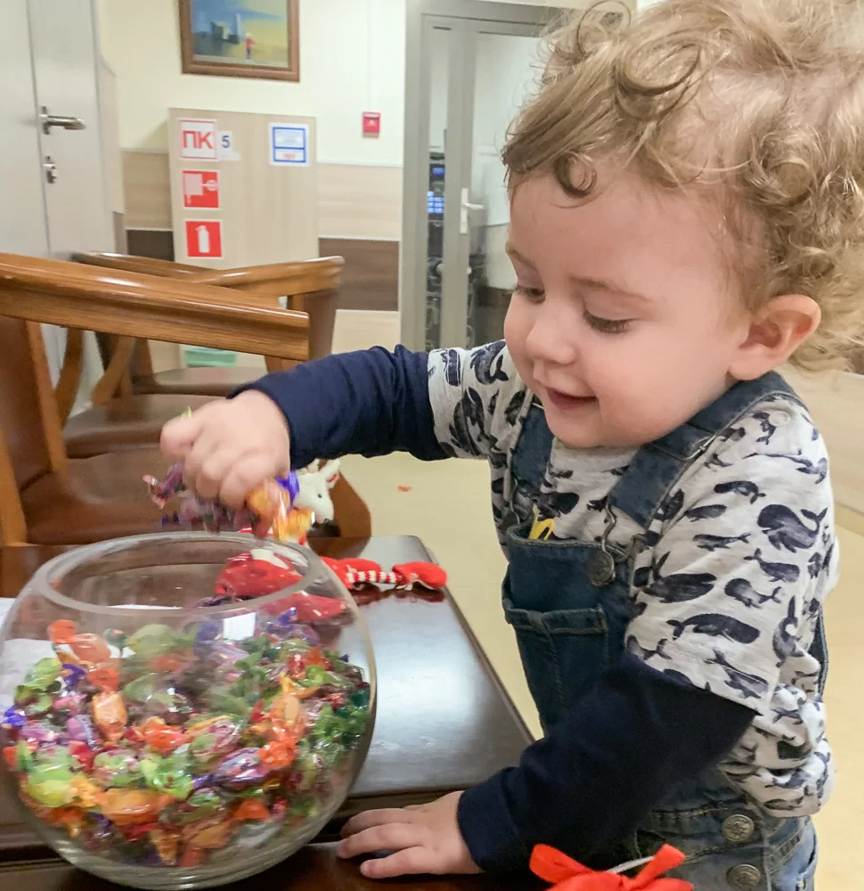 Матвей в гостях Клиники МАМА