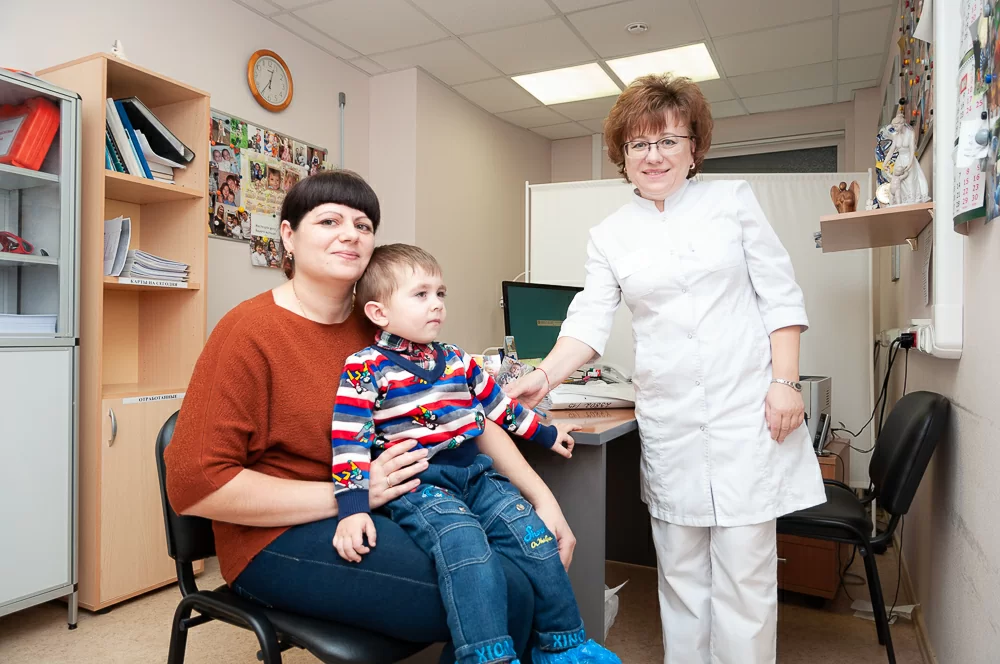 Никита в гостях в Клинике МАМА