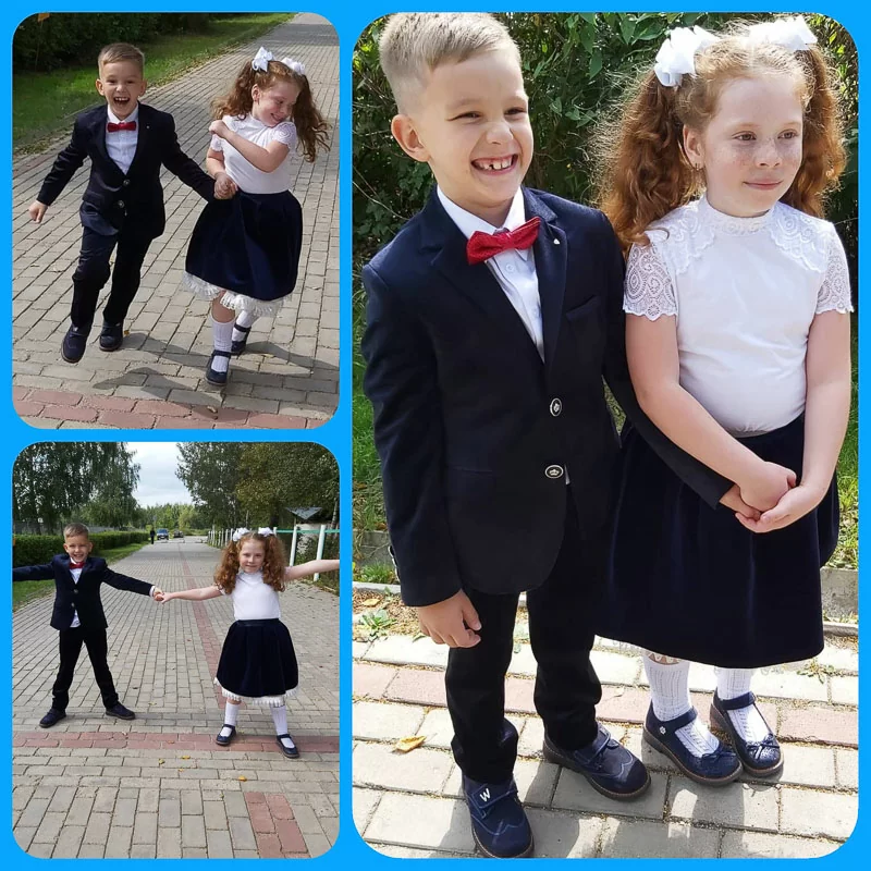 Вроде недавно еще рожали, а уже первый класс!