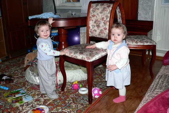 26 апреля 2010 Вике и Андрею исполнился годик!
