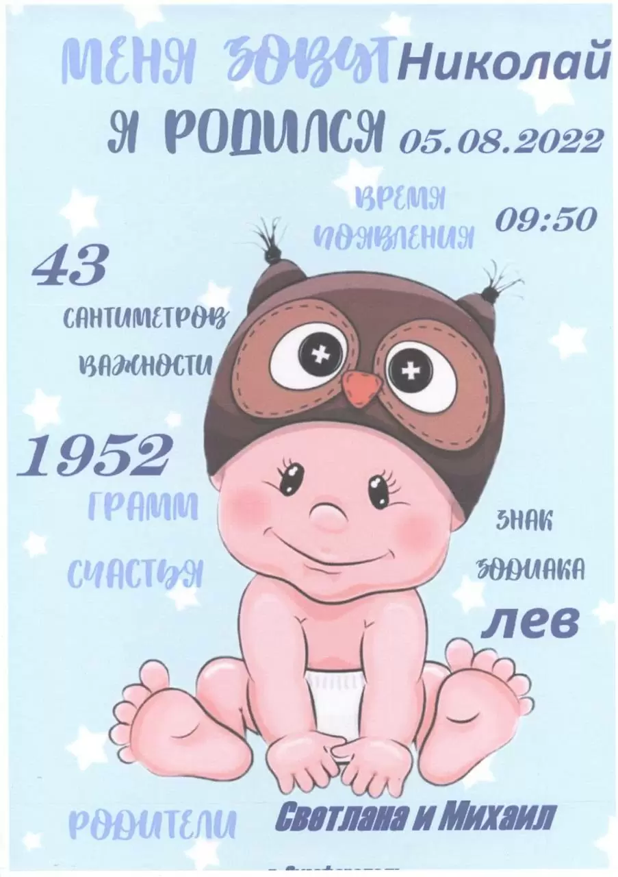 Тройняшки: Маргарита, Николай и Юрий!